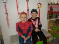 Karneval v Mateřince - třída Motýlci - 28.2.2013